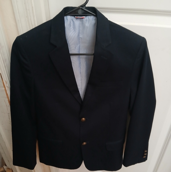 Womans Tommy Hilfiiger Navy Blue Blazer - Picture 2 of 7